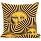 Fornasetti Coussin d'extérieur "Soli a Ventaglio" 40*40 cm - 45173_TU 