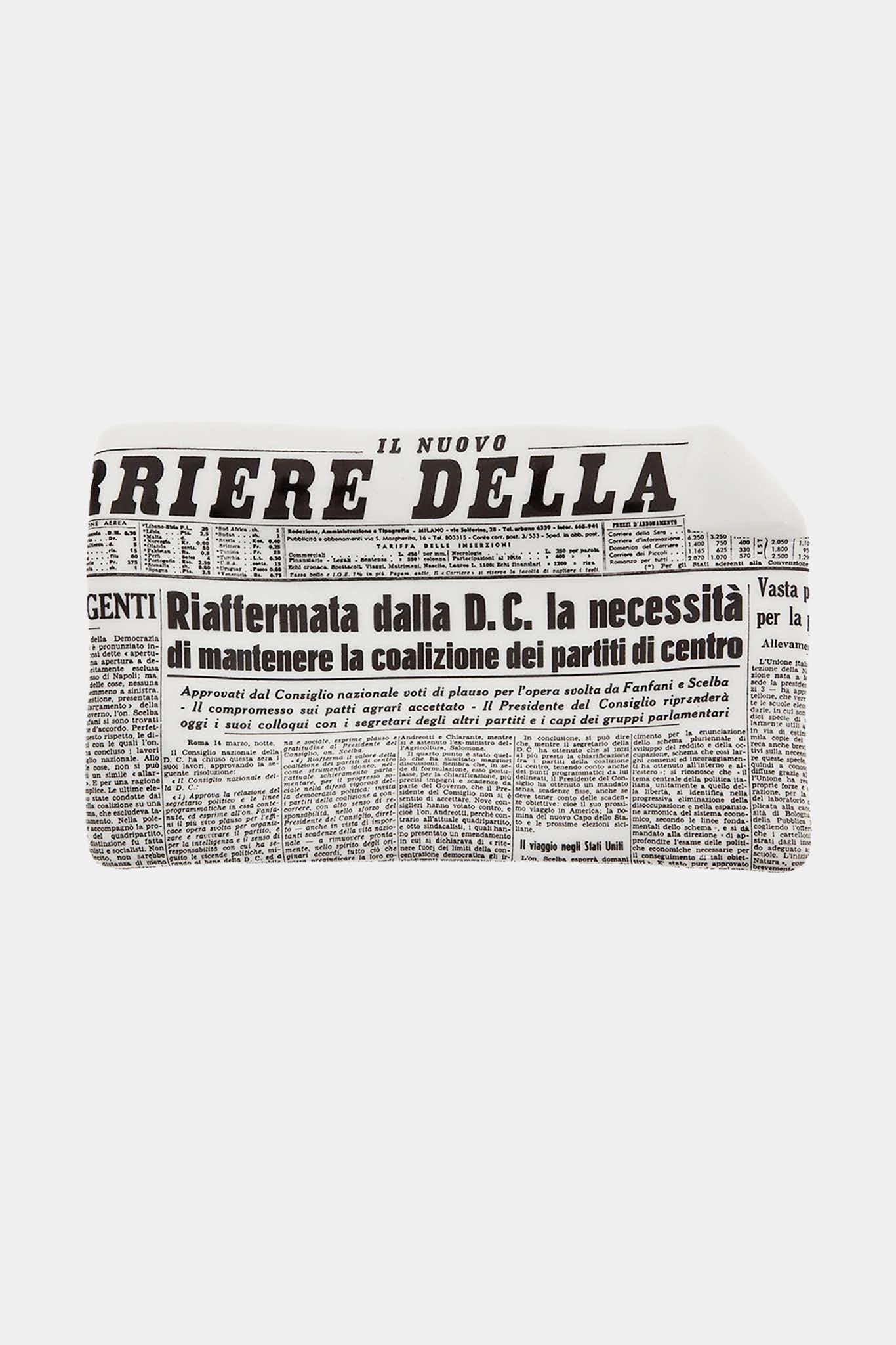 Fornasetti Grand cendrier Giornali Corriere Sera - 87713_TU 