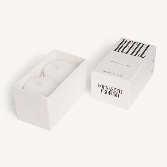 Fornasetti Lot de deux recharges de la bougie parfumée 