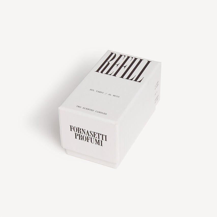 Fornasetti Lot de deux recharges de la bougie parfumée "AL BUIO" et pour le candélabre "SUL TARDI" - Fragrance Frutto Proibito - 45263_TU 