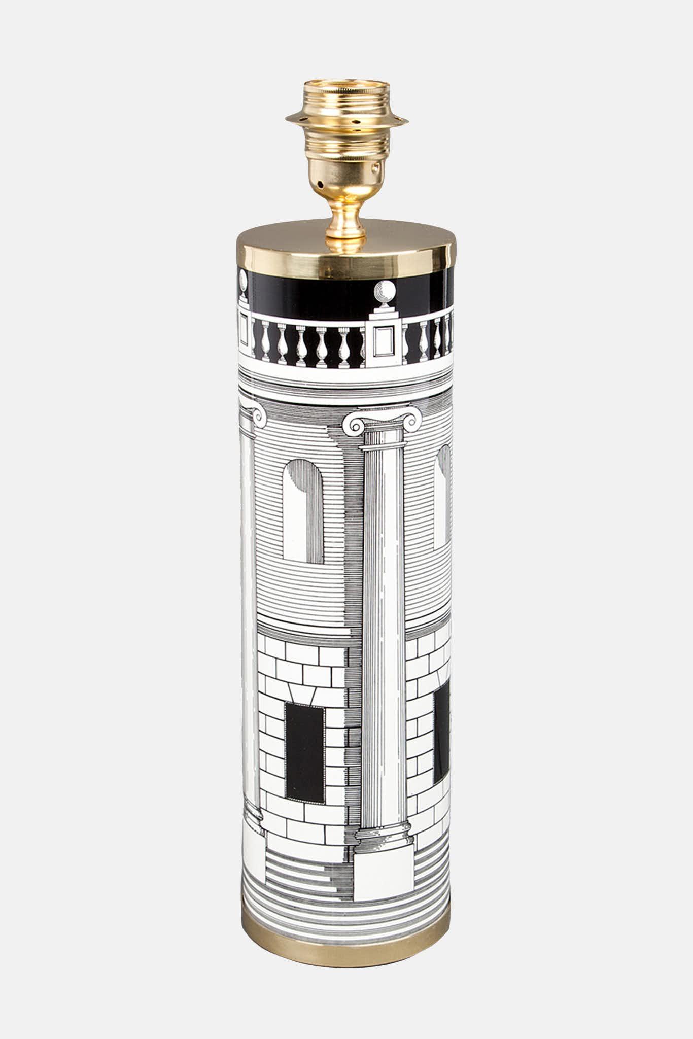 Fornasetti Pied de lampe cylindrique Casa con Colonne - 87387_TU 