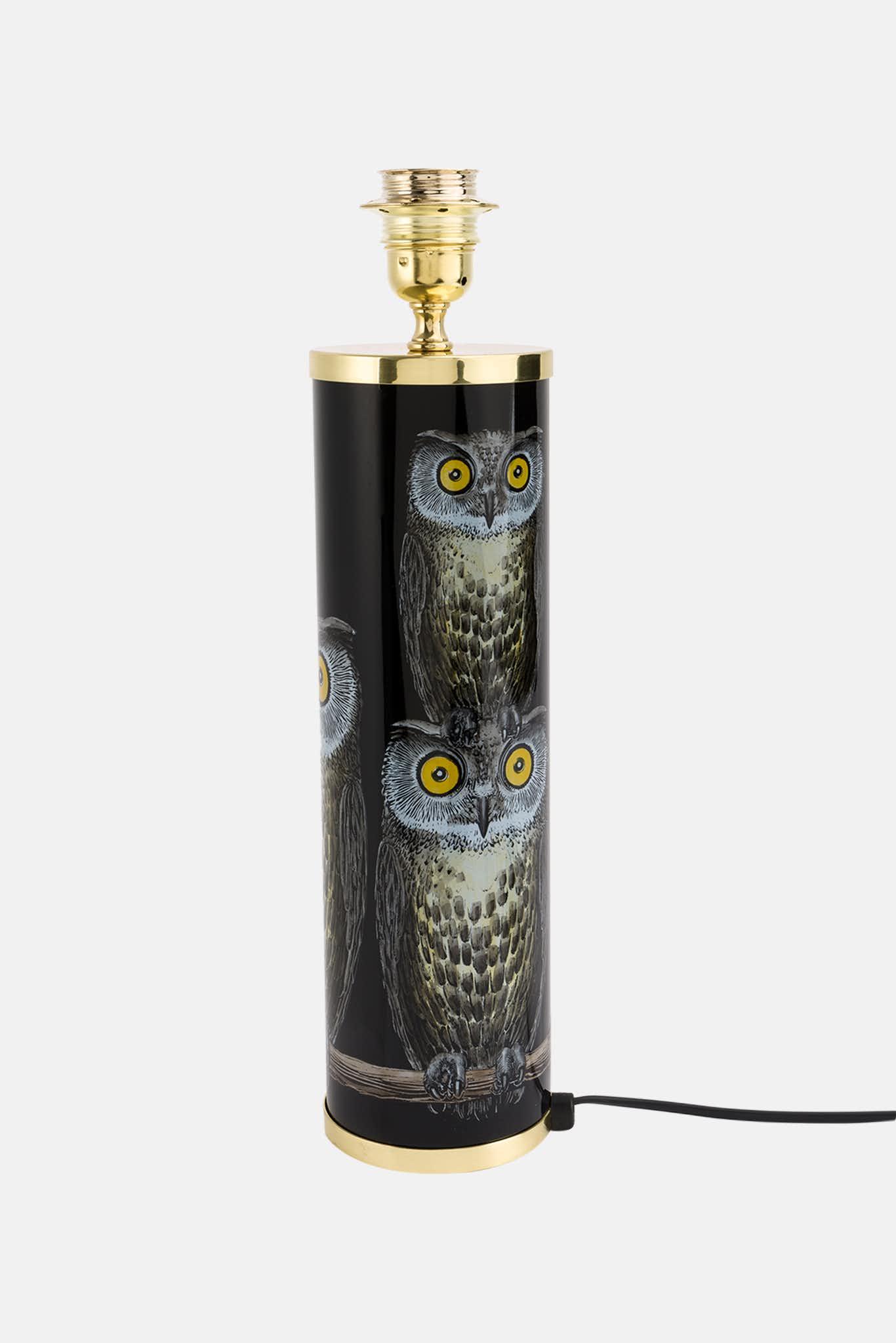 Fornasetti Pied de lampe cylindrique Civette - 75228_TU 