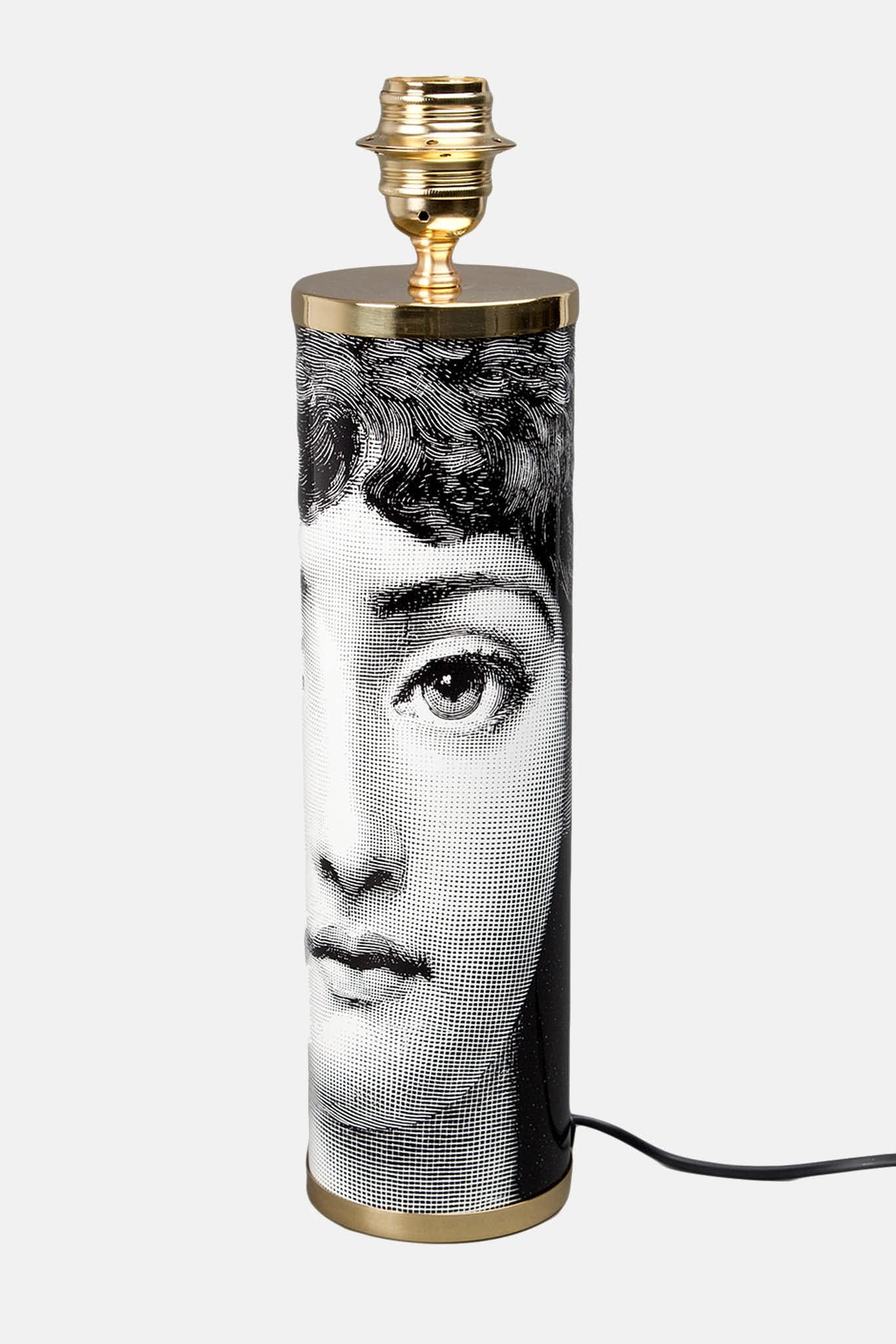 Fornasetti Pied de lampe cylindrique Viso - 87389_TU 