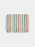 Fornasetti Plateau à rayures multicolores - 42395_TU 