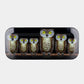 Fornasetti Plateau Civette 25x60 - noir - 56936_TU 