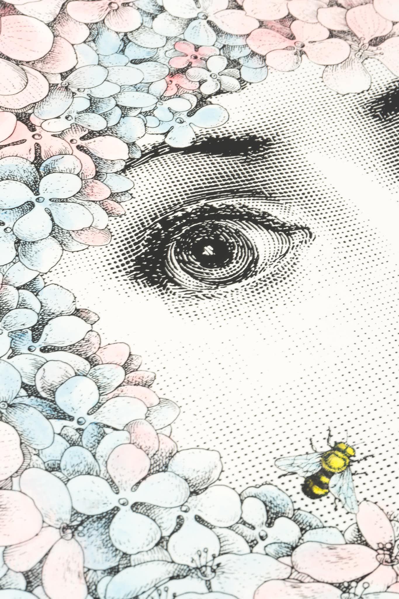 Fornasetti Plateau Ortensia 48x60 - 76734_TU 