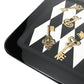 Fornasetti Plateau rectangulaire "Chiavi Gold and Rhombi" - 43120_TU 