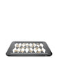 Fornasetti Plateau rectangulaire "Chiavi Gold and Rhombi" - 43120_TU 
