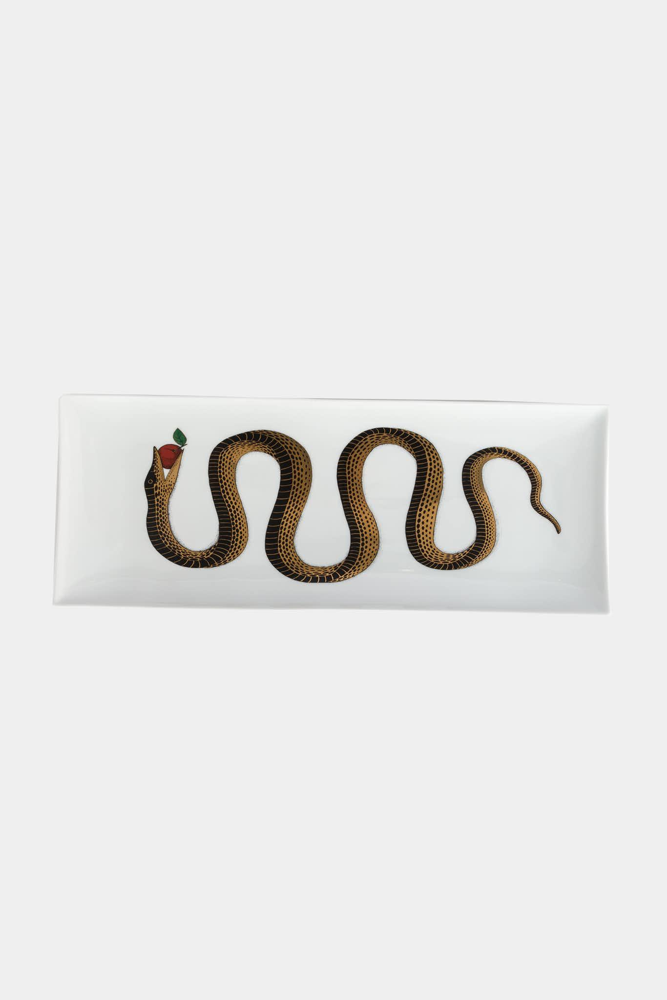 Fornasetti Plateau rectangulaire Serpente - 29872_TU 