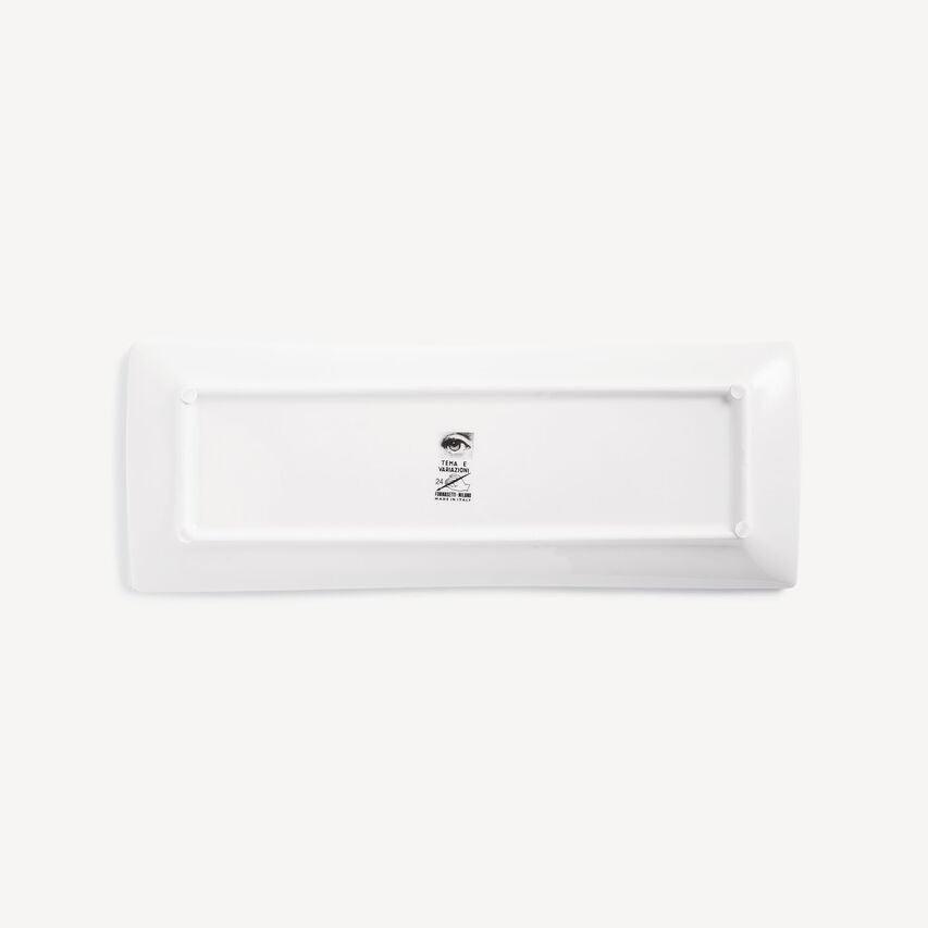 Fornasetti Plateau rectangulaire "Tema e Variazioni" n.24 - 44601_TU 