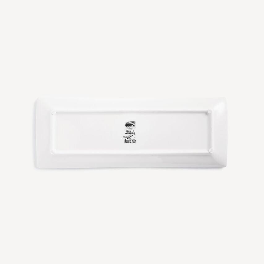 Fornasetti Plateau rectangulaire "Tema e Variazioni" n.390 - 44600_TU 