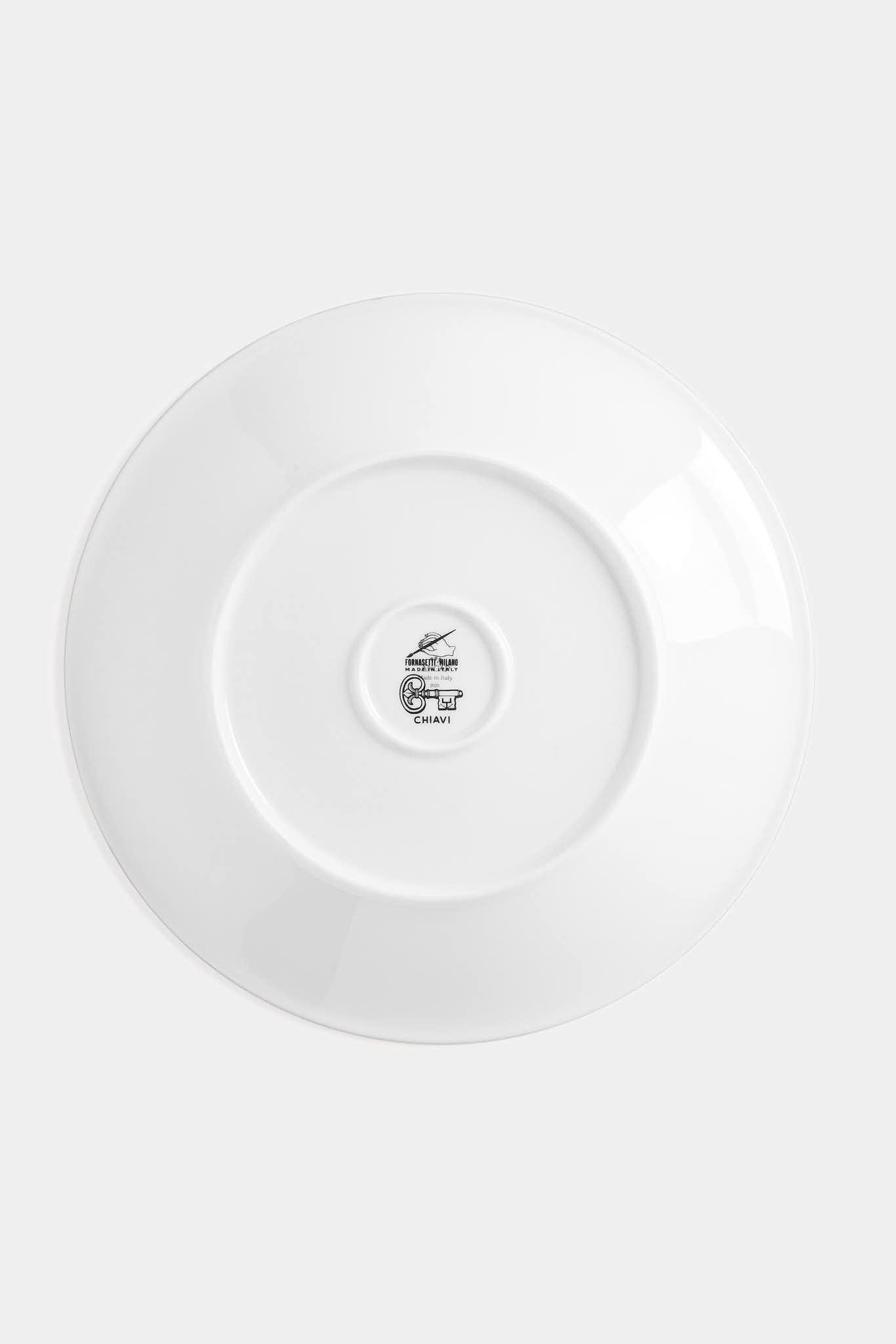Fornasetti Plateau rond "Chiavi oro" - 42293_TU 