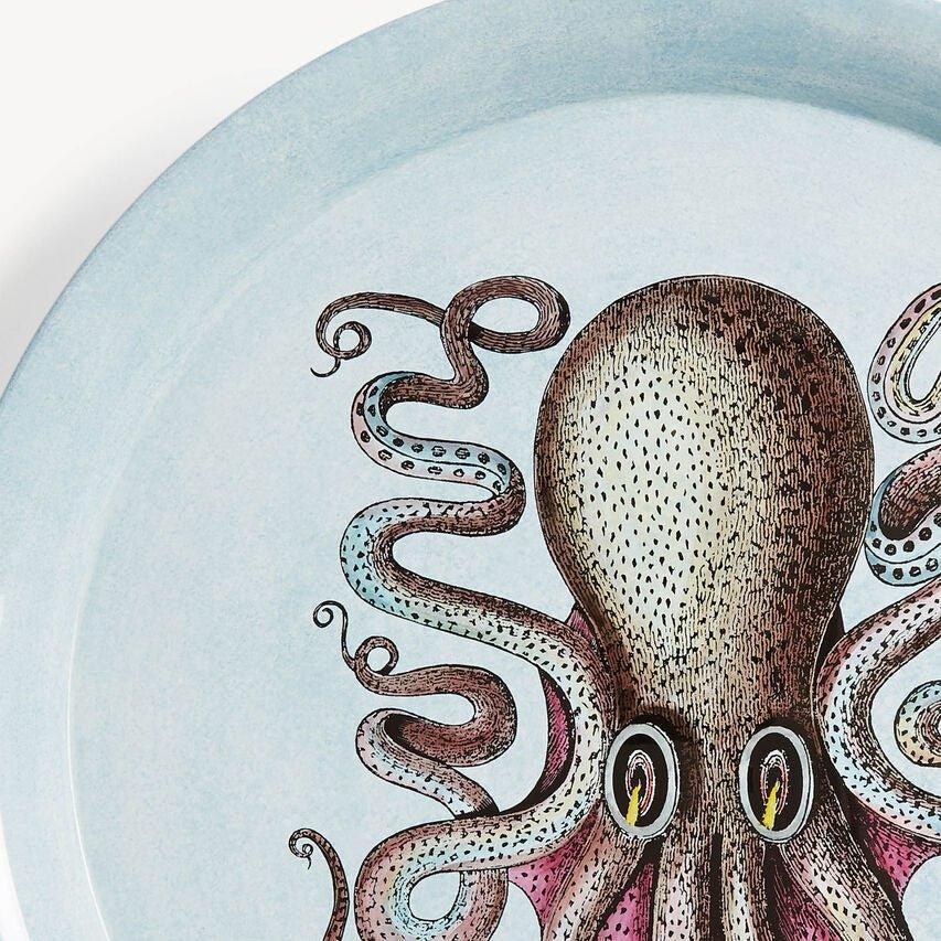 Fornasetti Plateau rond "Polipo" (Ø 60 cm) - 42402_TU 