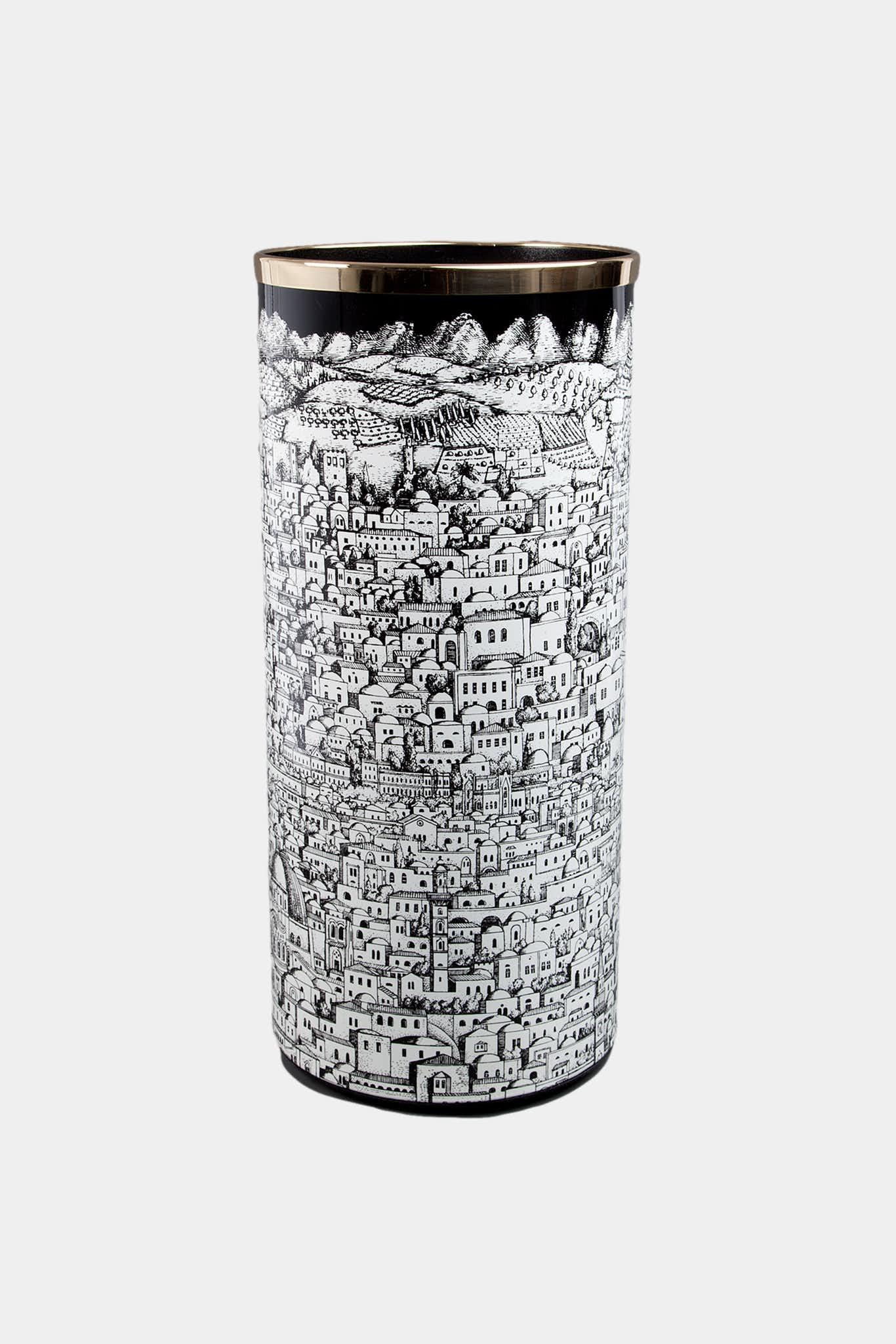 Fornasetti Porte-parapluies cylindrique Gerusalemme - 10239_TU 