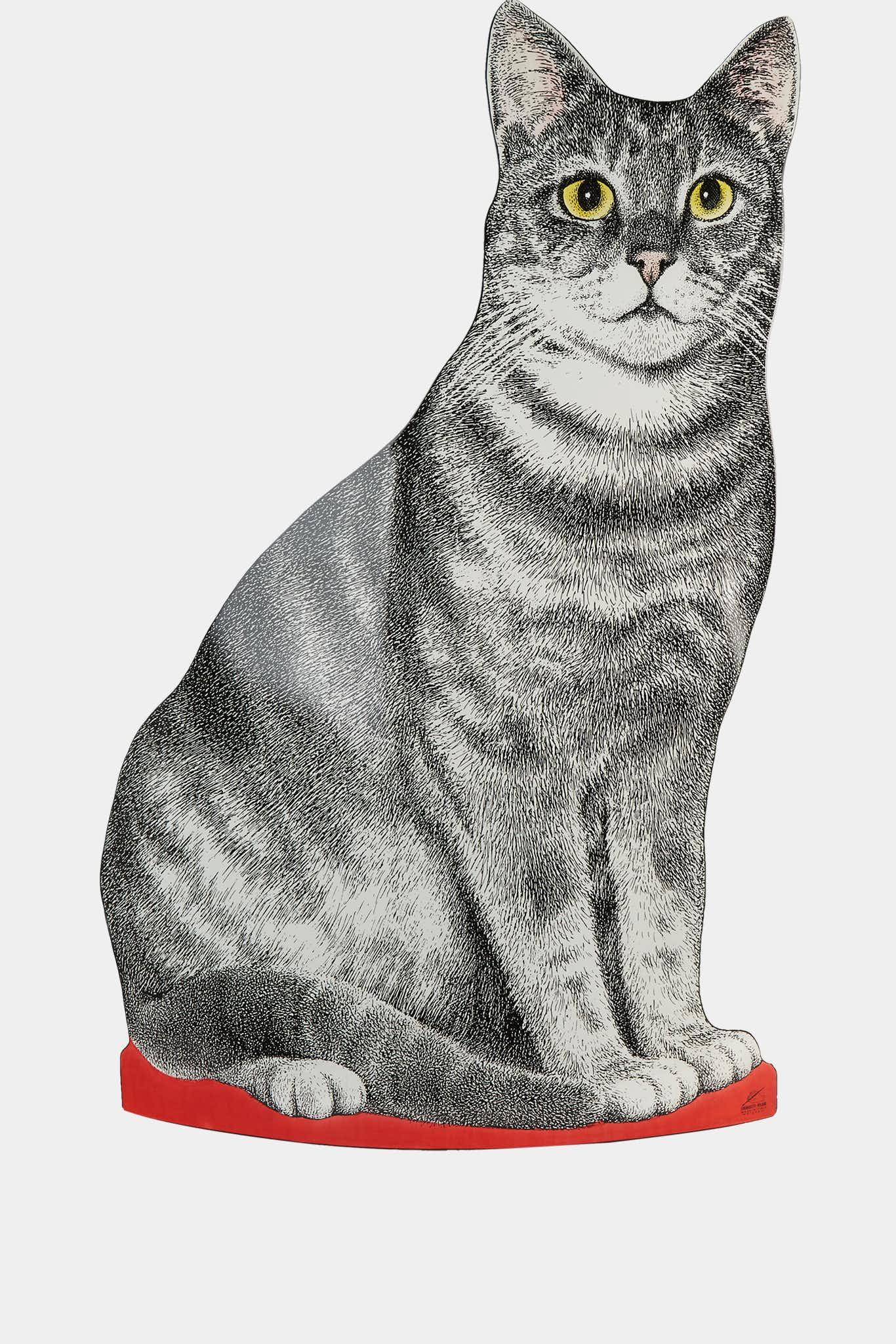 Fornasetti Porte-parapluies trompe l'oeil Micione Soriano - 75245_TU 