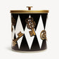 Fornasetti Seau à glace (Ø 24 cm) "Chiavi oro e Rombi" - 44688_TU 