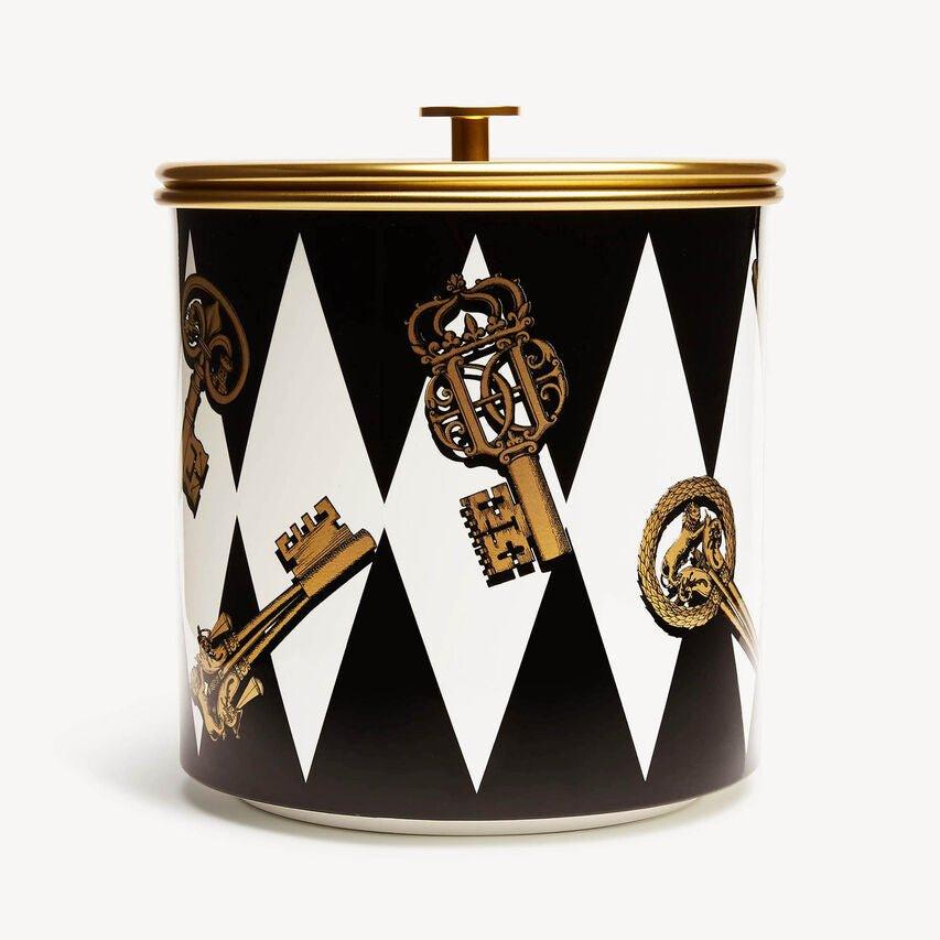 Fornasetti Seau à glace (Ø 24 cm) "Chiavi oro e Rombi" - 44688_TU 