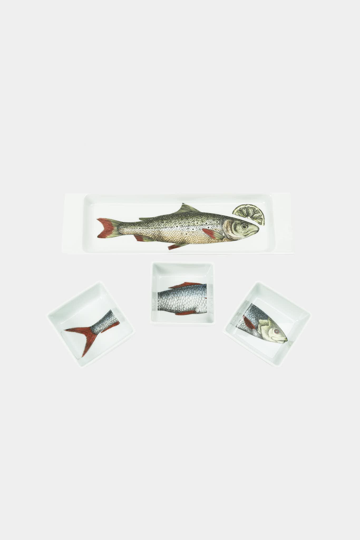 Fornasetti Set apéritif Pesci - 8707_TU 