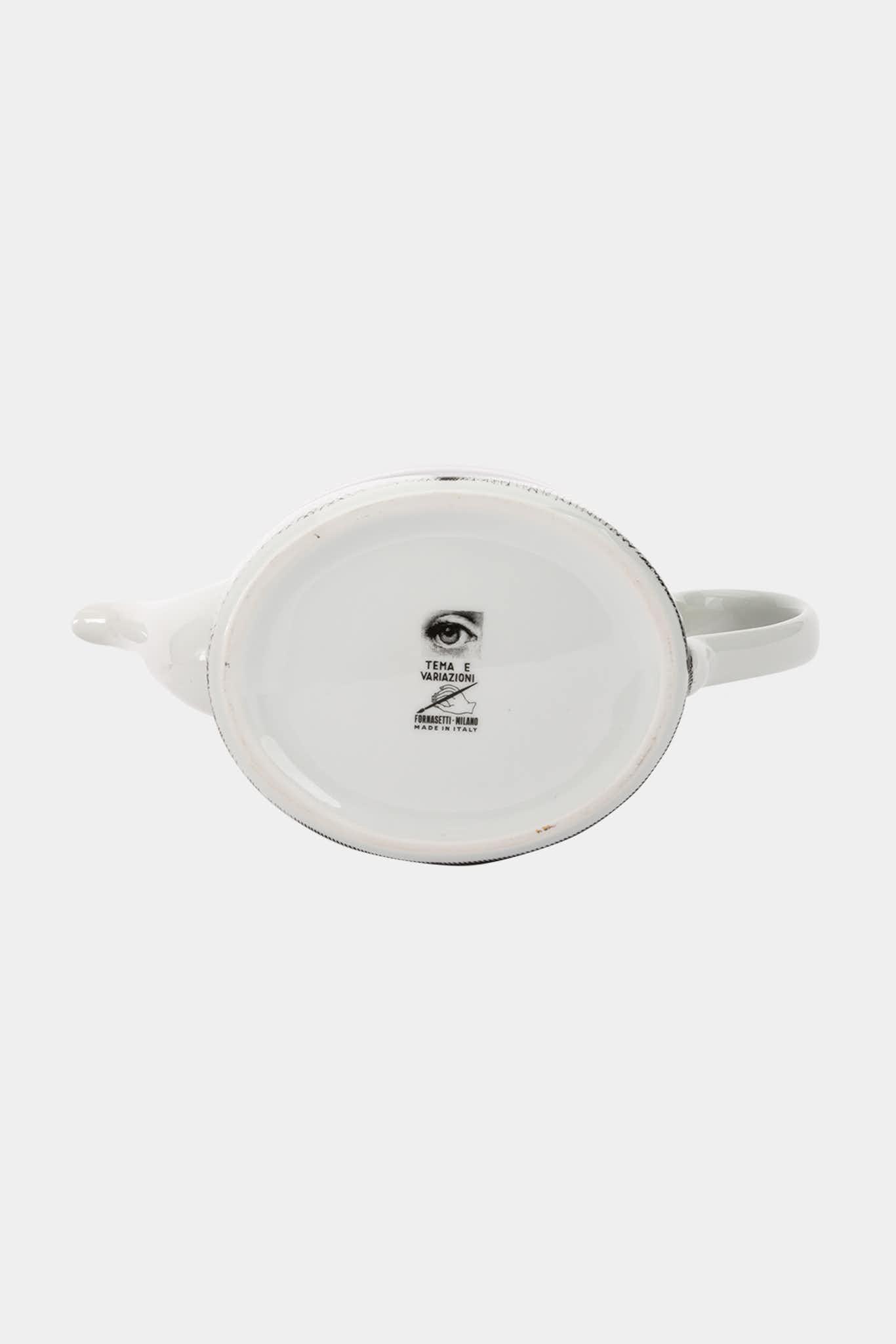 Fornasetti Théière Fronte Retro - 3909_TU 