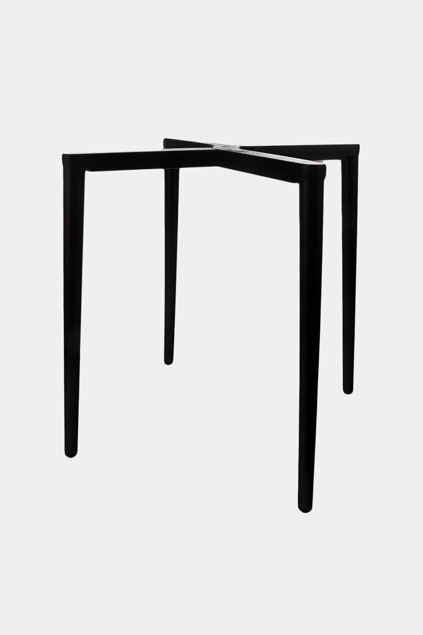 Fornasetti Tréteau en bois Ø60 - noir - 52969_TU 