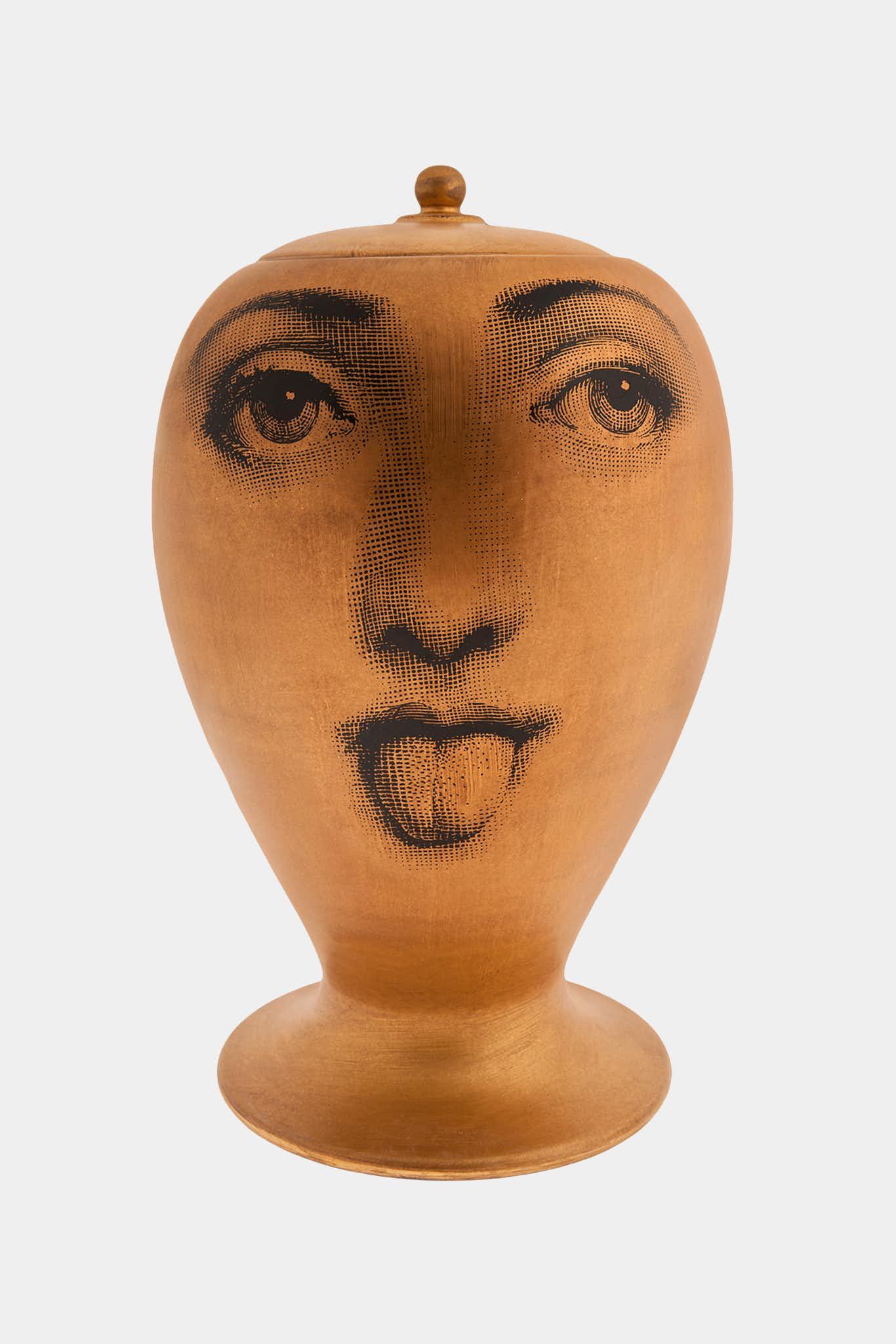 Fornasetti Vase Antipatico - doré - 60238_TU 