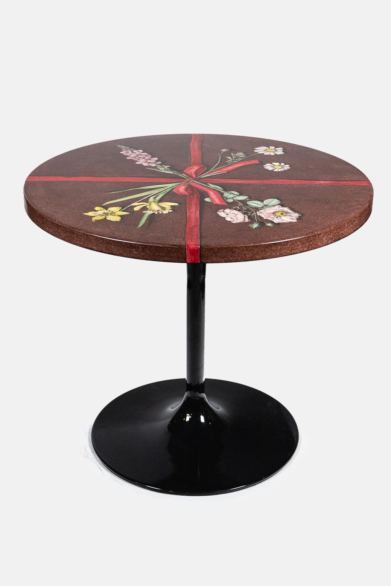 Fornasetti Vintage Table d'Appoint en Bois - 2398_TU 