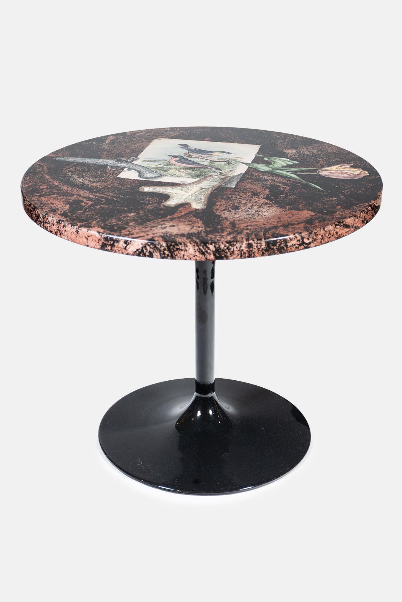 Fornasetti Vintage Table "Exclusive 4" x Diamètre Ø 65 cm - 2386_TU 